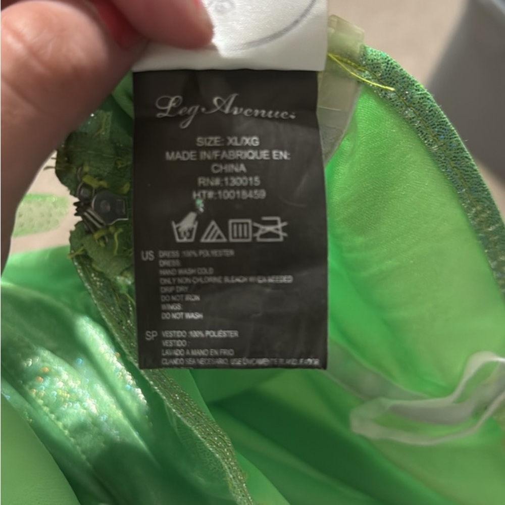 Women’s Size XL Disney Tinkerbell Dress Costume - Picture 3 of 3